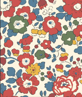 Popelina de algodón Betsy Ann B de Liberty London Oeko-TEX® 100