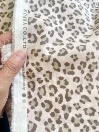 algodón animal print