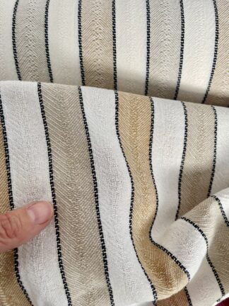 Lino lookalike artesanal tonos beige