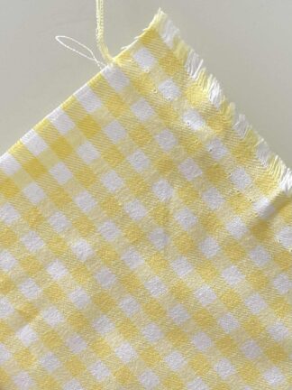 cuadrillé amarillo