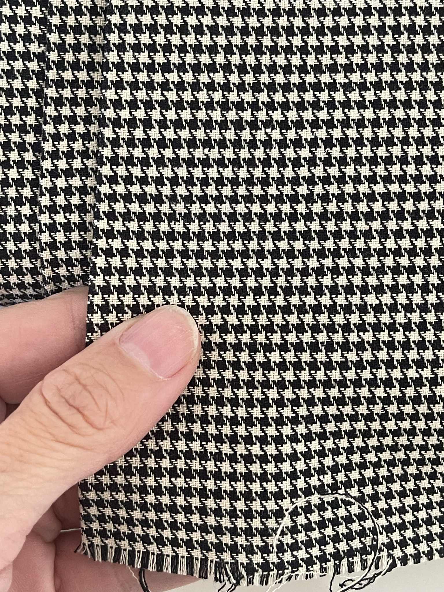 Pied de poule de algodón 100% (colección Denim)