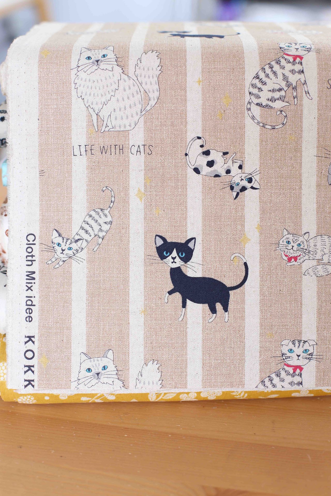 La vida con gatos: Loneta lino algodón - Imagen 2